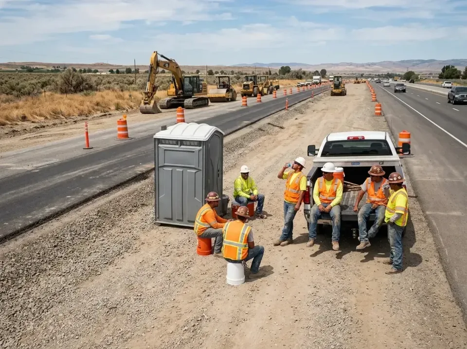 highway-road-construction-crew-007 — frequently asked questions, Porta Potty and Restroom Rentals in Scottdale, GA